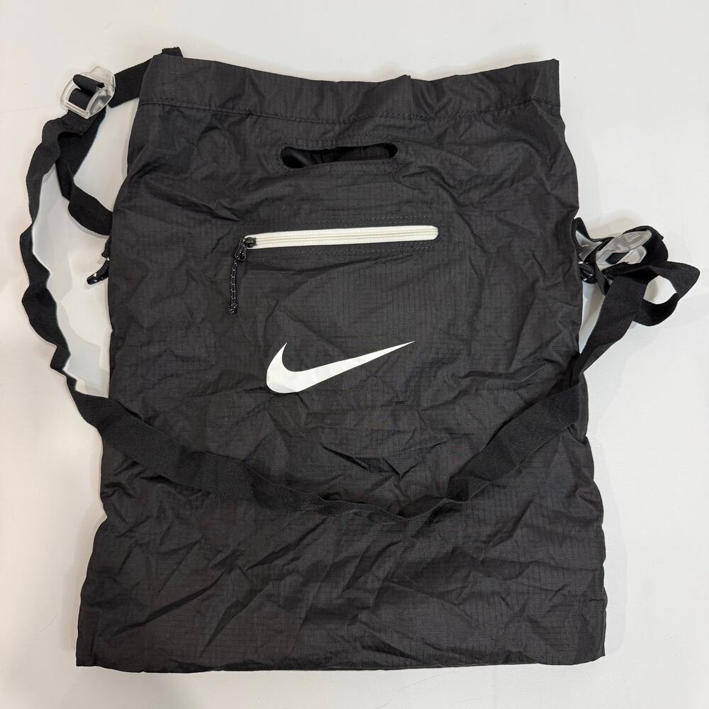 Nike Stash Tote Bag 13L Black Packable Crossbody Shoulder Travel Gym Bag